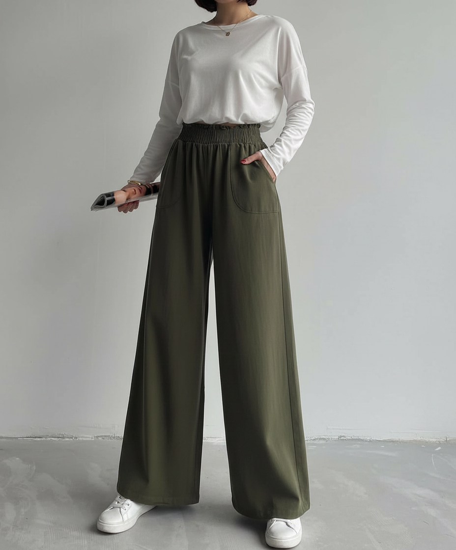 Classic Wide-Leg Trousers