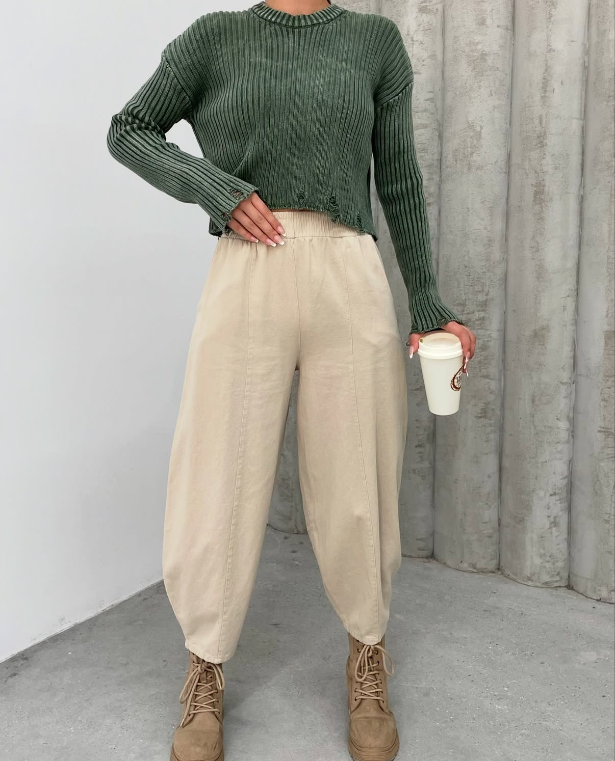 Tailored Balloon Trousers