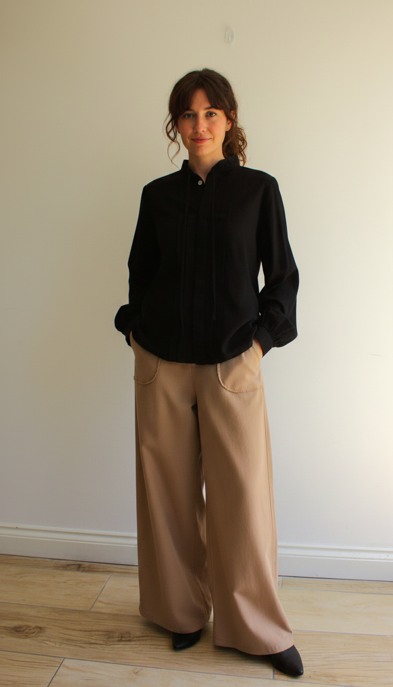 Classic Wide-Leg Trousers