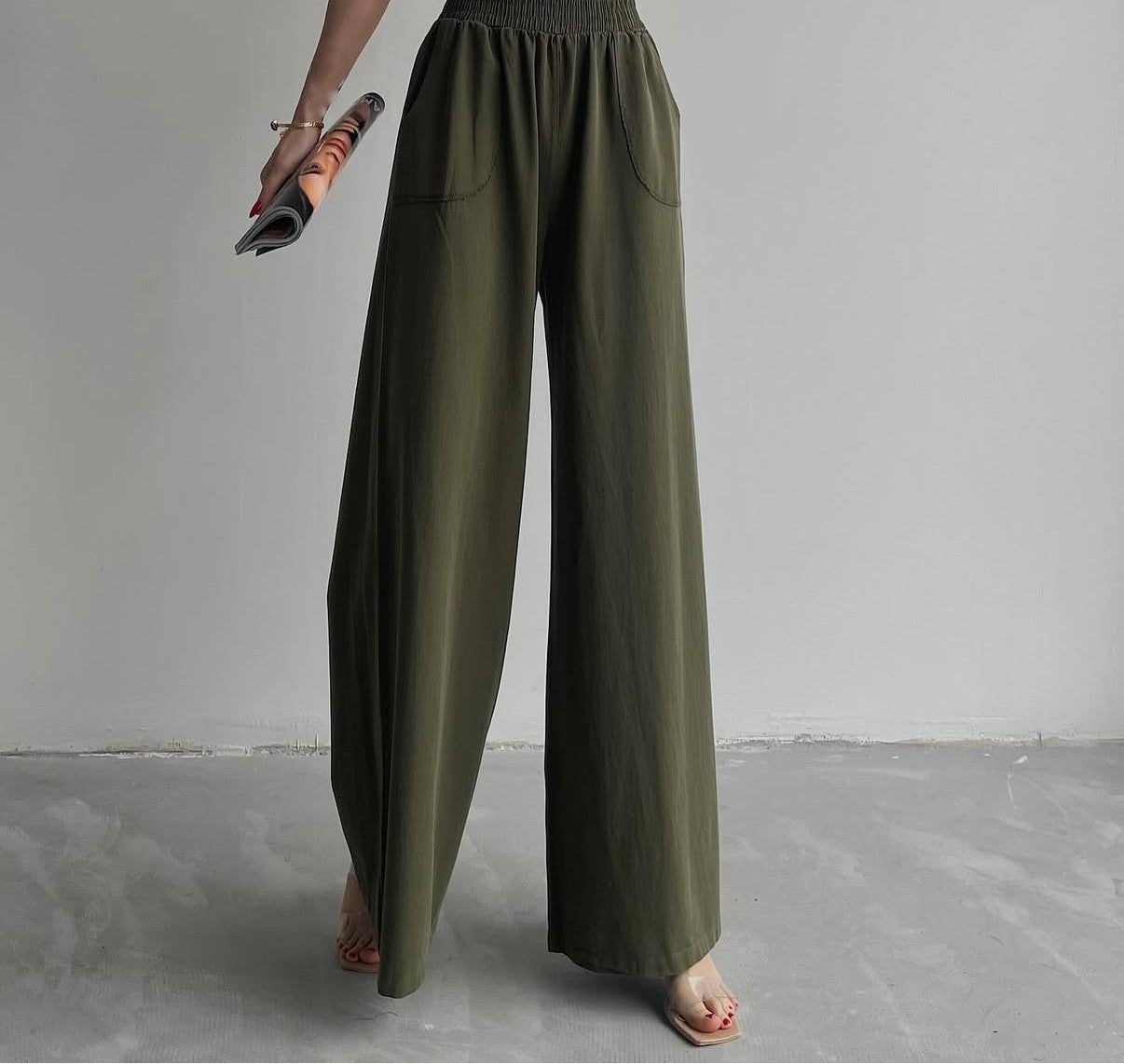 Classic Wide-Leg Trousers