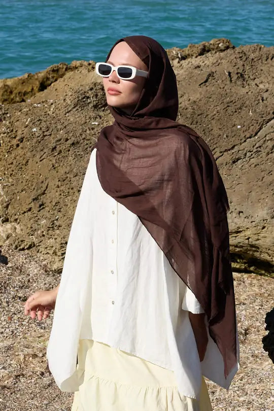 Cotton Light Hiba Scarf Collection - Dark Edit