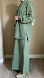 Cotton Linen Summer Co-Ord Set
