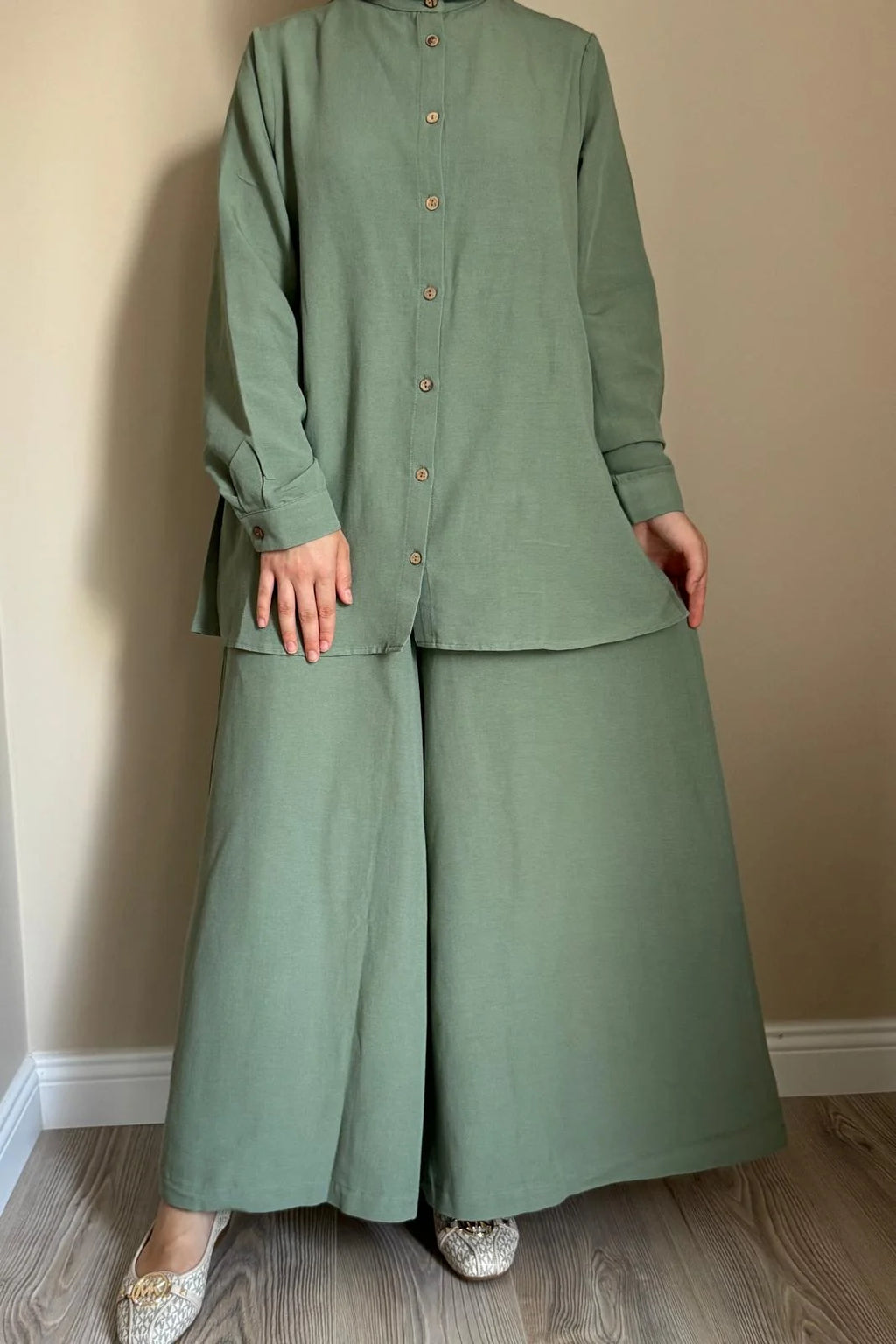 Cotton Linen Summer Co-Ord Set