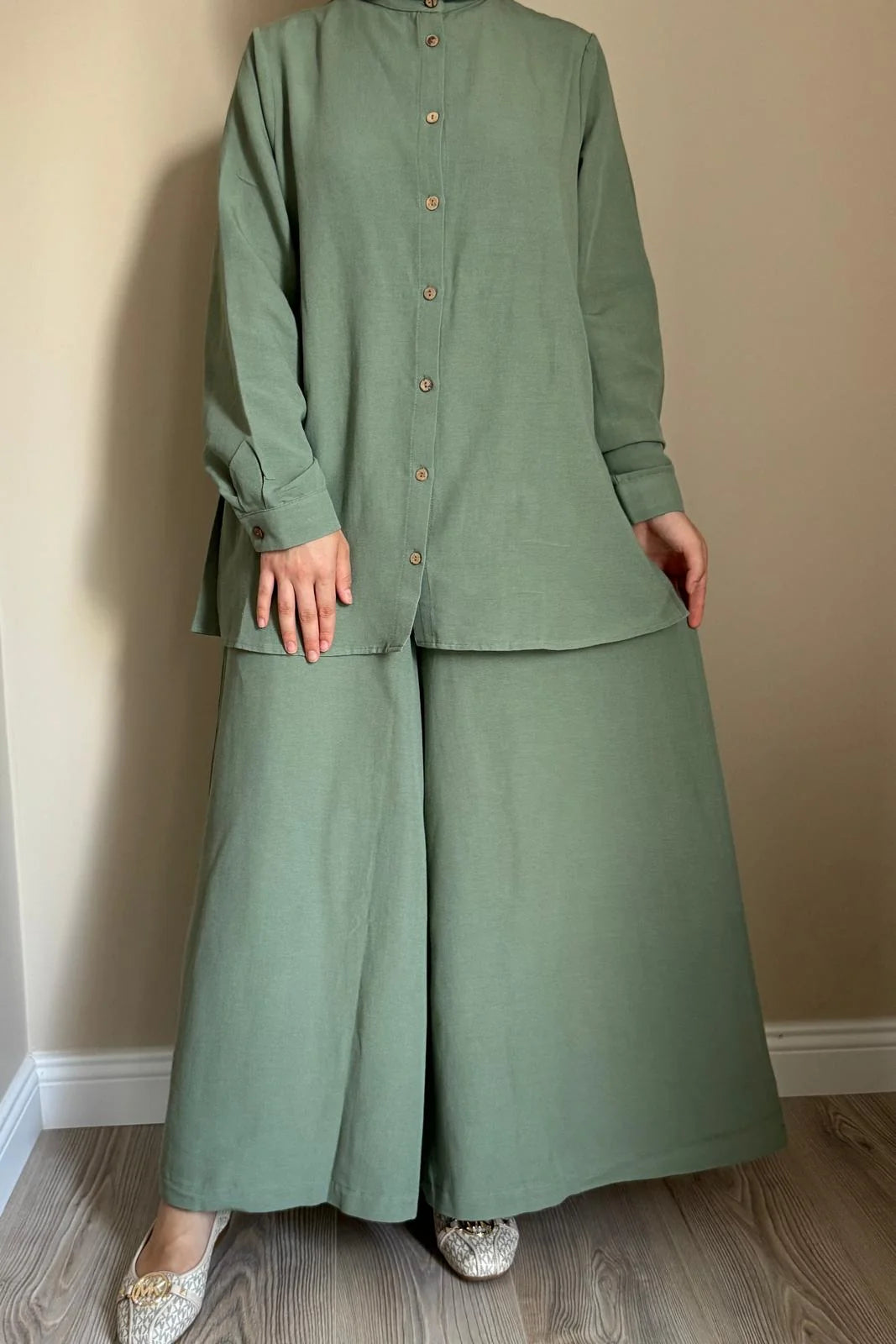 Cotton Linen Summer Co-Ord Set