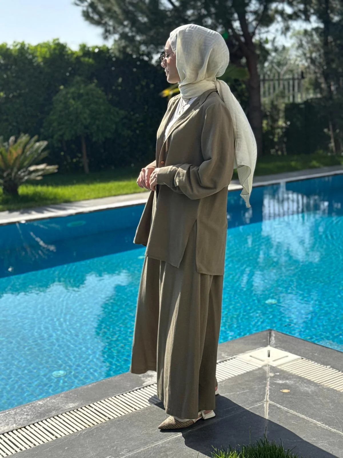 Cotton Linen Summer Co-Ord Set