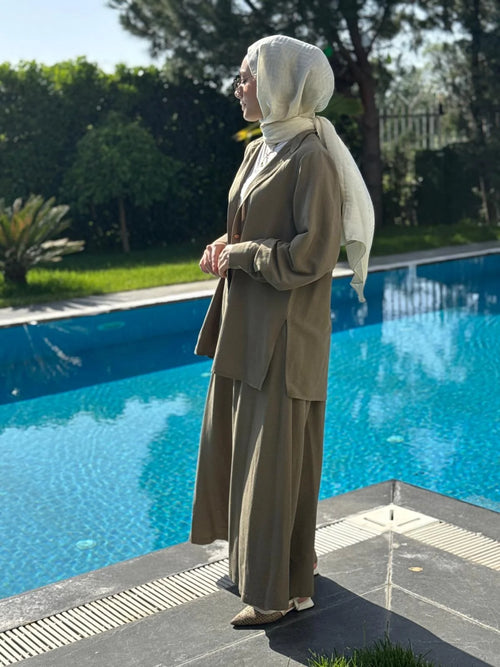 Cotton Linen Summer Co-Ord Set