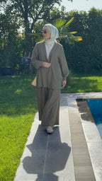 Cotton Linen Summer Co-Ord Set