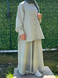 Cotton Linen Summer Co-Ord Set