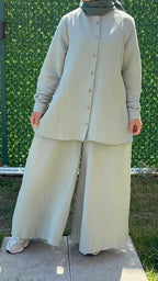 Cotton Linen Summer Co-Ord Set