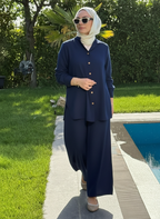 Cotton Linen Tailored Set