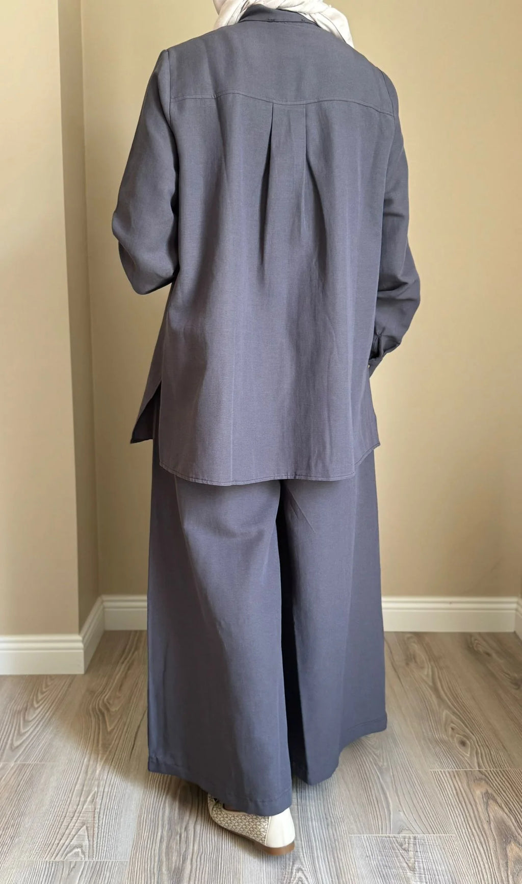 Cotton Linen Tailored Set