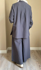 Cotton Linen Tailored Set