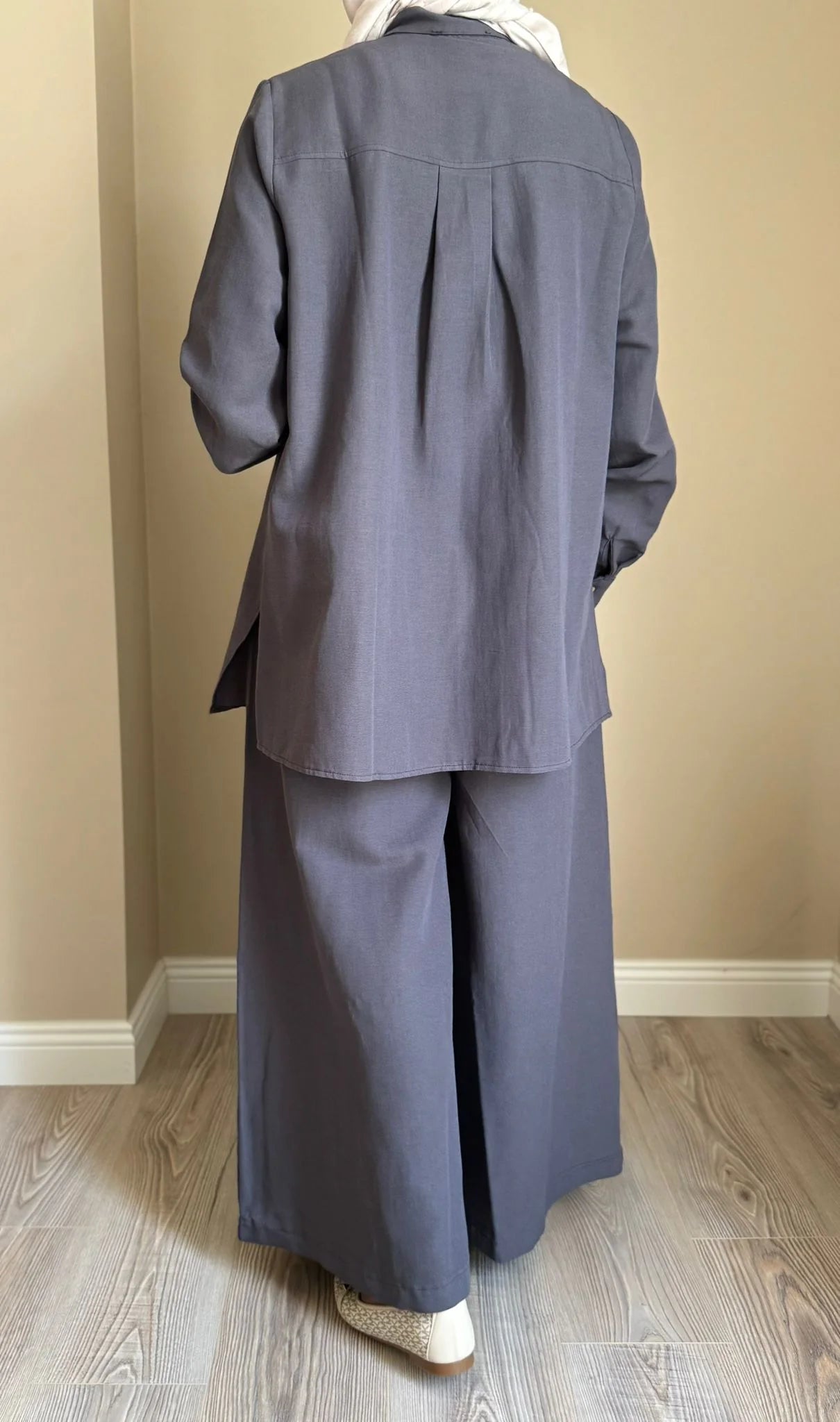 Cotton Linen Tailored Set