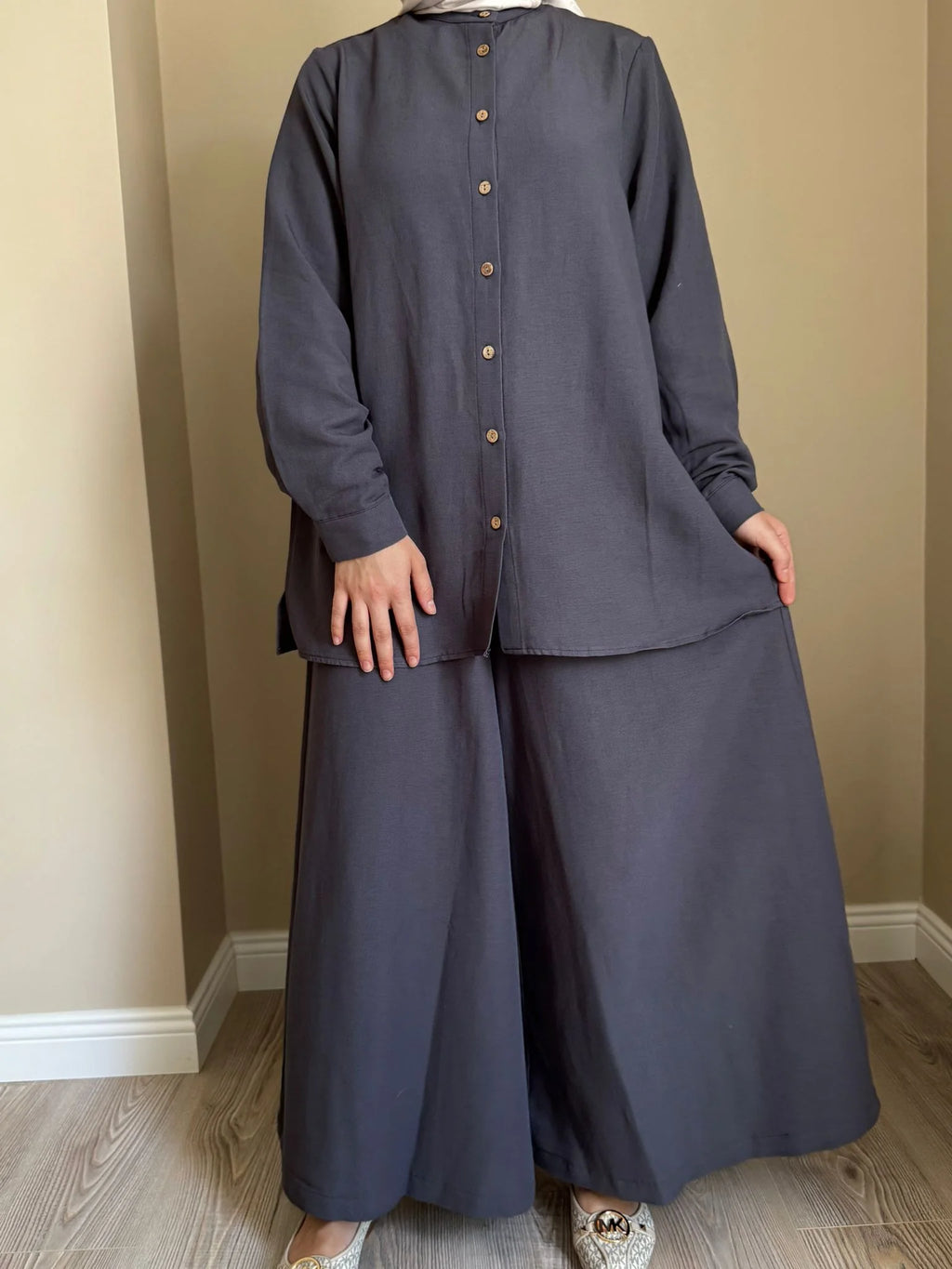Cotton Linen Tailored Set