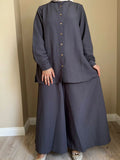 Cotton Linen Tailored Set