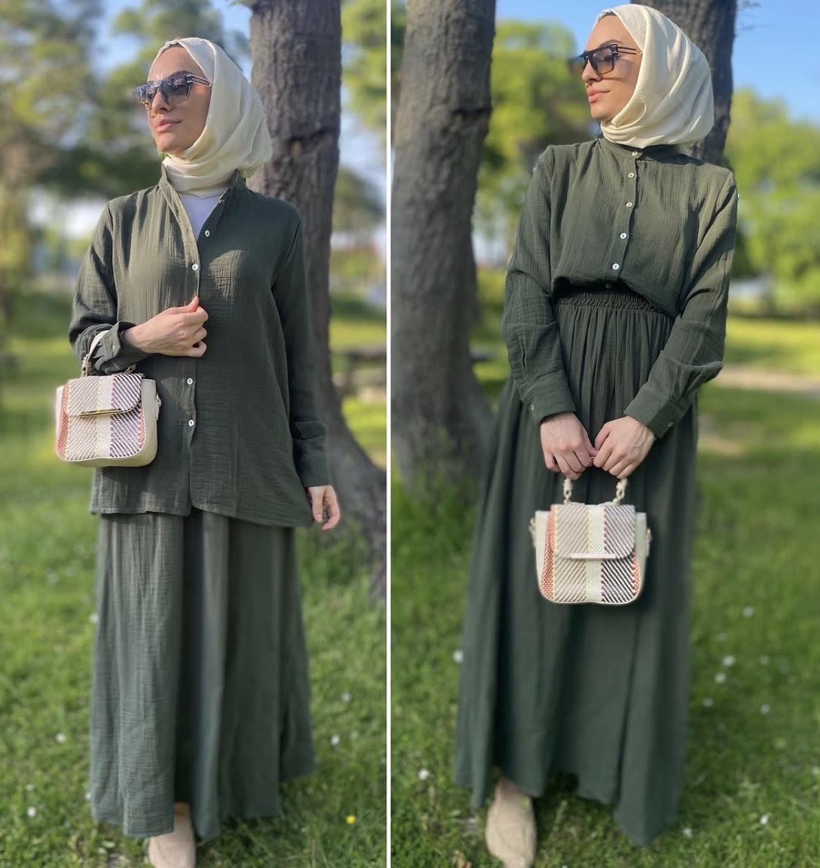 Cotton Muslin Skirt Co-Ord Set