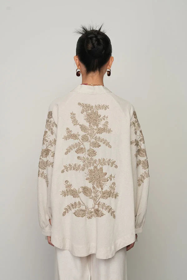 Ivory Artisan Kimono Cover-Up