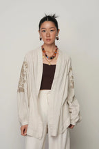 Ivory Artisan Kimono Cover-Up