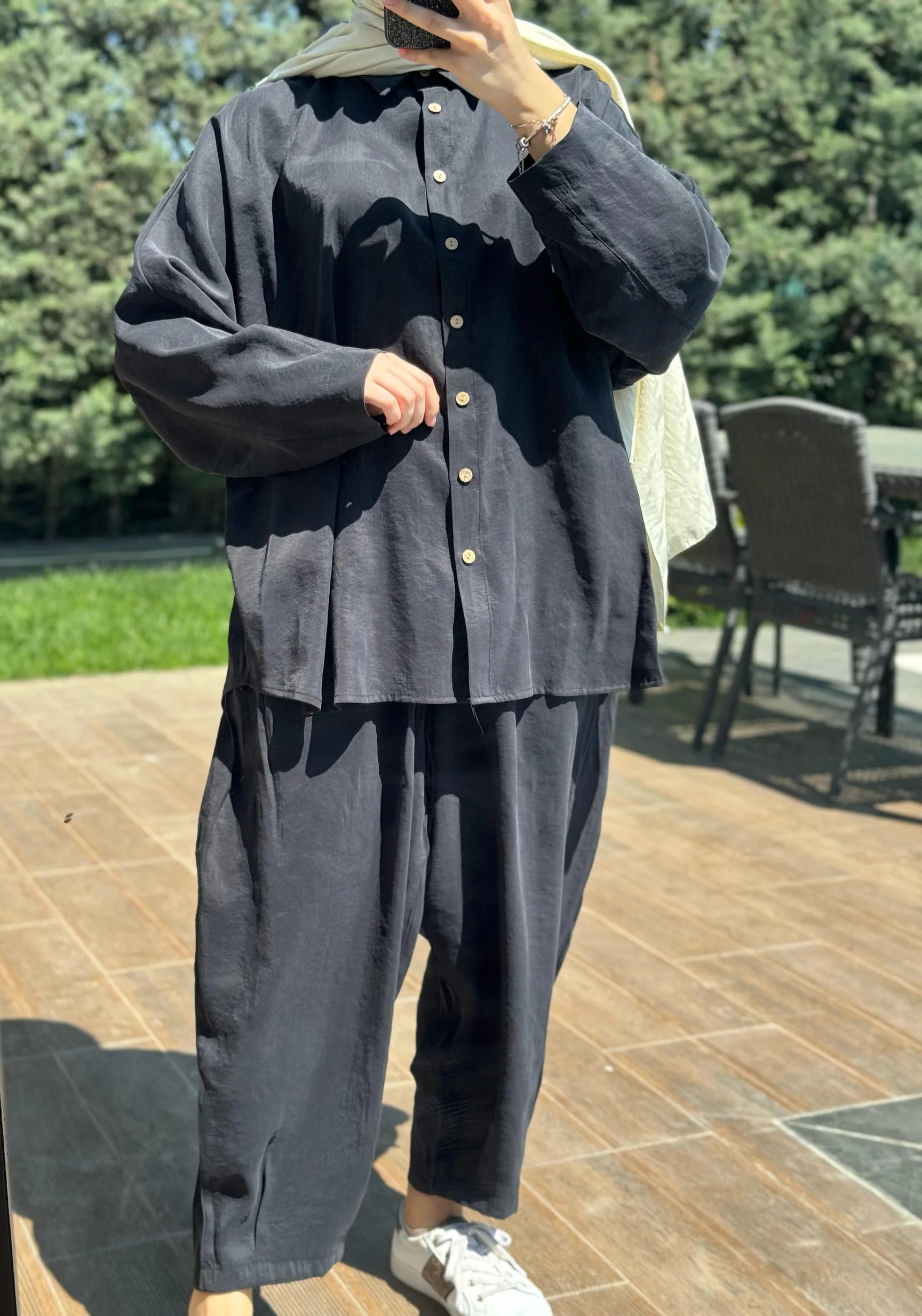 Luxe Draped Modal Co-Ord Set