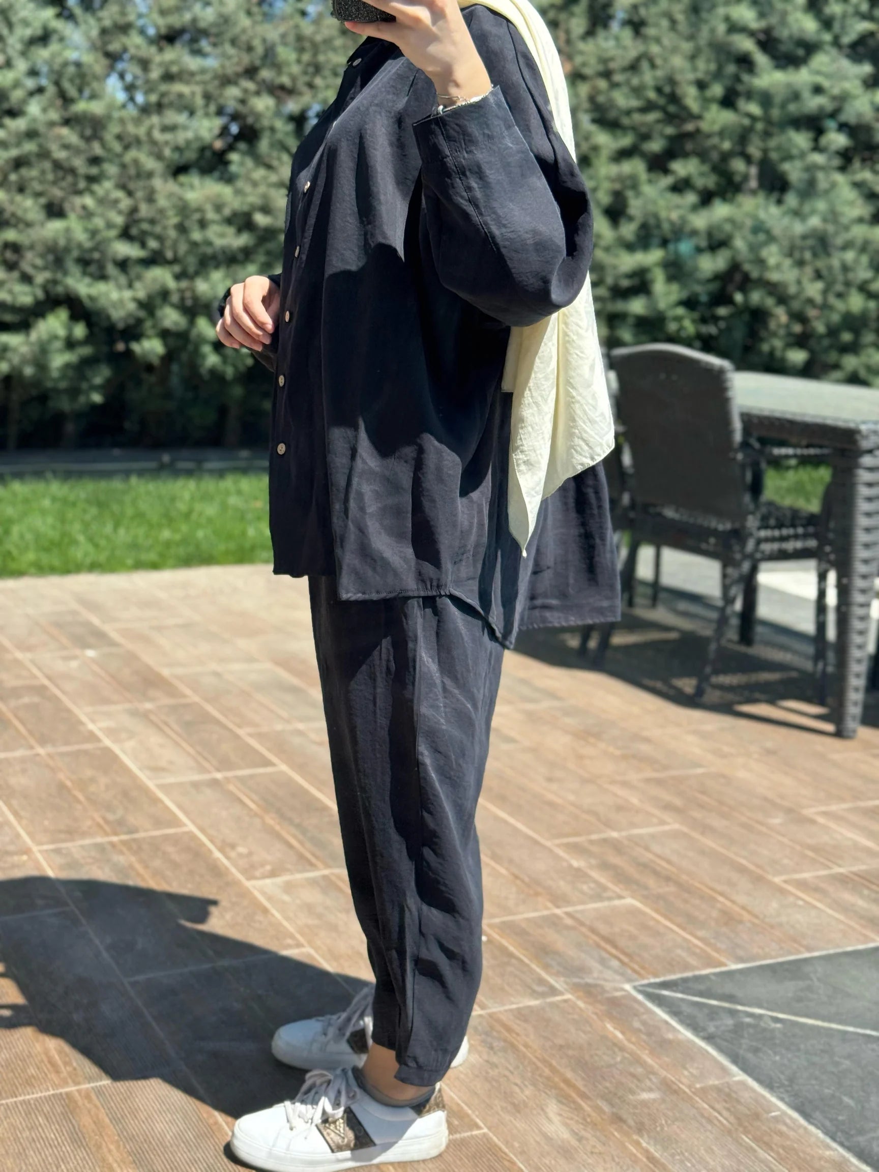 Luxe Draped Modal Co-Ord Set