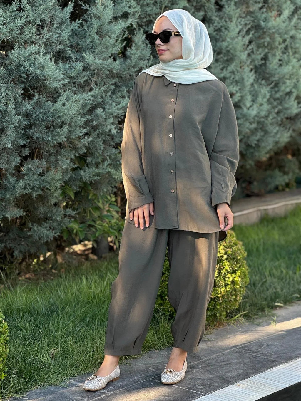 Luxe Draped Modal Co-Ord Set