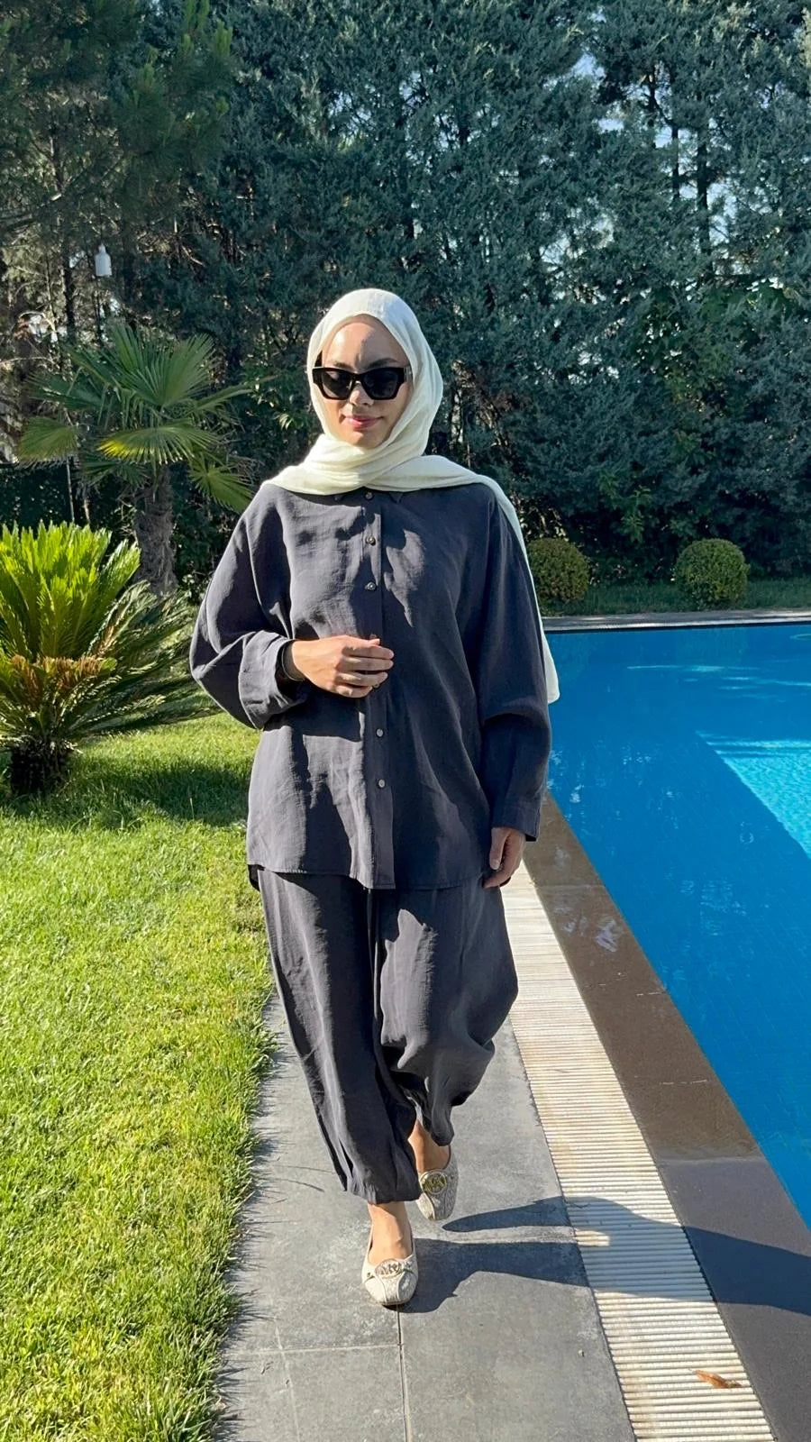 Luxe Draped Modal Co-Ord Set