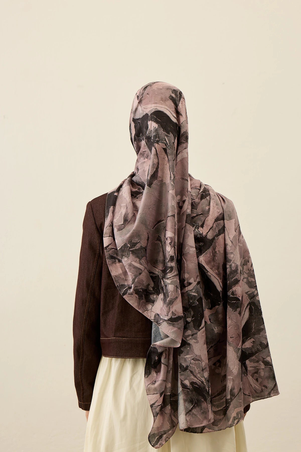 Orchid Marble Scarf