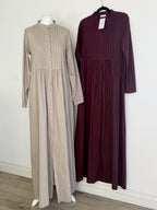 Pleated Shirt Dress