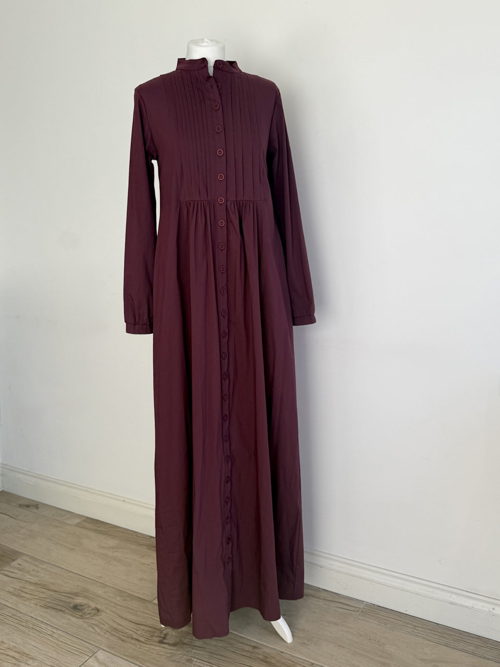 Pleated Shirt Dress