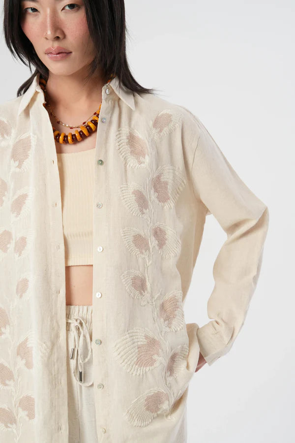 Statement Embroidered Shirt
