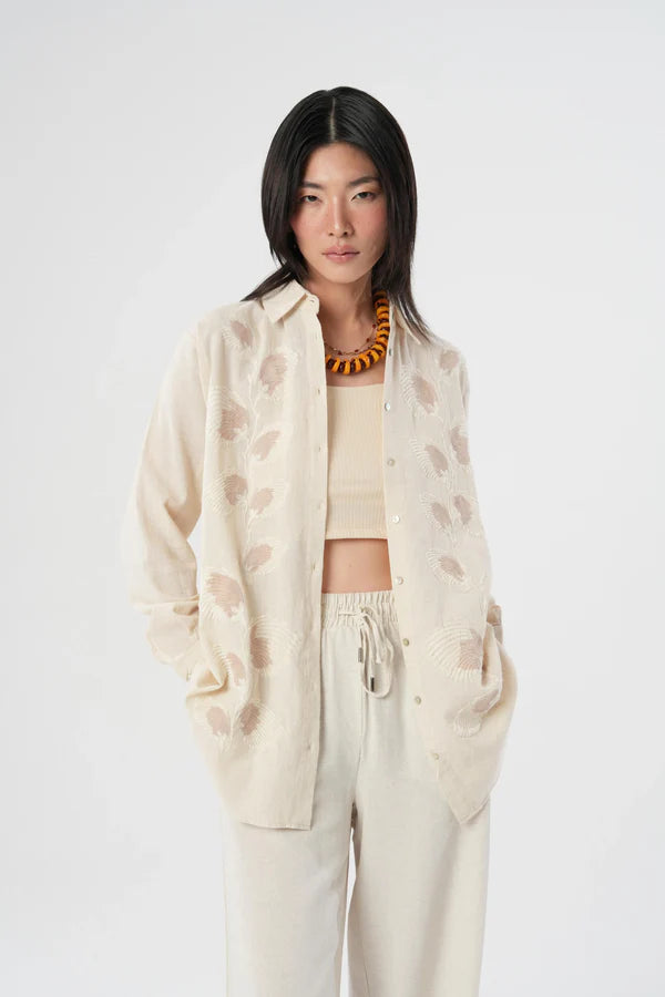 Statement Embroidered Shirt