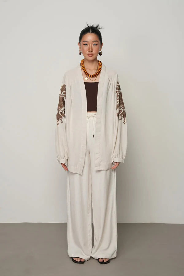 Threadwork Artisan Kimono Cover-Up
