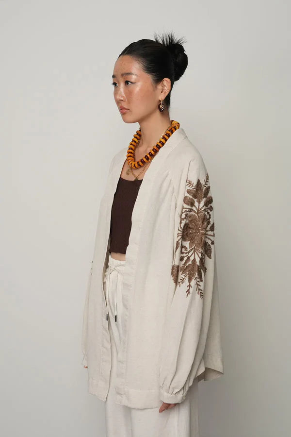 Threadwork Artisan Kimono Cover-Up