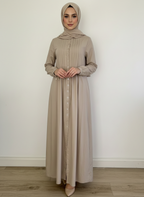 Pleated Shirt Dress