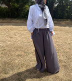 Classic Cotton Linen Shirt | Women's Button Front Shirt